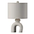 Handcrafted Mesa Ceramic Lamp Ensemble 3D model small image 2