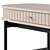 Haddington Console Table, Sleek Design 3D model small image 3