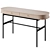 Haddington Console Table, Sleek Design 3D model small image 4