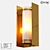 Industrial Glass Metal Wall Sconce 3D model small image 1