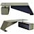 Modern Office Desk OH SCRIVANIA 3D model small image 1