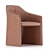 Luxury Italian Leather Armchair 3D model small image 3