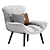 Stylish Armchair Pil Bonaldo 3D model small image 1