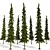 Tayozhnaya Spruce Tree Model 3D model small image 3