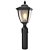 Classic Post Lanterns Set - Traditional Outdoor Lighting 3D model small image 5