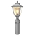 Classic Post Lanterns Set - Traditional Outdoor Lighting 3D model small image 14