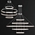 Modern Circular Pendant Lamp Collection 3D model small image 3