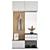 Modern Elegant Hallway Storage Solution 3D model small image 5