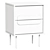 Gemini Walnut Nightstand 3D model small image 2