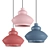 Ethereal Ceramic Dome Pendant Light 3D model small image 1