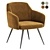 Hanner Upholstered Armchair - Colorful Elegance 3D model small image 3