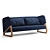 MELYO Zgrab 3-Seater Sofa 3D model small image 3