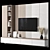 Customizable TV Wall Unit 3D model small image 4