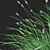 Glistening Decorative Grass Collection 3D model small image 4