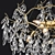 Elegant Sofia Jasna Chandelier 3D model small image 2