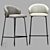 Industrial Style Barrel Chair 3D model small image 2