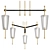 Elegant Toscana LED Chandelier Collection 3D model small image 1