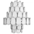 Elegant Noir Mystic Chandelier 3D model small image 2