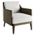 Avalon Modern Lounge Chair Model 3D model small image 1