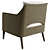 Avalon Modern Lounge Chair Model 3D model small image 2