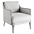 Avalon Modern Lounge Chair Model 3D model small image 6