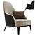 Modern Jane Large Armchair 3D 3D model small image 1