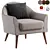 Elegant Swoon Juno Chair Model 3D model small image 1