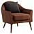 Elegant Swoon Juno Chair Model 3D model small image 2