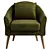 Elegant Swoon Juno Chair Model 3D model small image 3