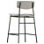 Madrid Half-Bar Stool, 540mm Length 3D model small image 3