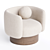 Modern Swivel Chair Design 3D model small image 2