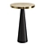 Modern Brass Side Table. 3D Assets. 3D model small image 1