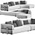 Modern Luxury Sofa CORONA 3D model small image 6