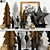 Festive Holiday Home Decor Kit 3D model small image 9