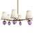  Modern Elegance Six-Light Chandelier 3D model small image 1