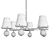  Modern Elegance Six-Light Chandelier 3D model small image 2