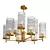 Elegant Odeon Light Chandelier 76cm 3D model small image 1