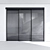 Modern Aluminum Door Panel Set 3D model small image 2