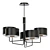 Elegant T59 Quintet Chandelier 3D model small image 1