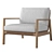 Modern Mesa Lounge Chair 3D model small image 1