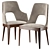 Luxury Vittoria Frigerio Reina Chair 3D model small image 1