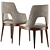 Luxury Vittoria Frigerio Reina Chair 3D model small image 2