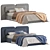 Angelo 312 Bed with Variants 3D model small image 1