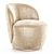 Celebrity Armchair 3D Model 3D model small image 1