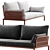 Sleek Reva Twist Sofa Model 3D model small image 3