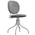 Idekulla Dark Gray Swivel Chair 3D model small image 3