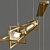  Sleek LED Linear Chandelier Design 3D model small image 4