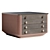 Golden Botega Dresser with Corona Render 3D model small image 1