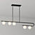 Elegant Atlas Linear Suspension Light 3D model small image 2