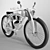 Retro-inspired Munro Electric Motorcycle 3D model small image 1